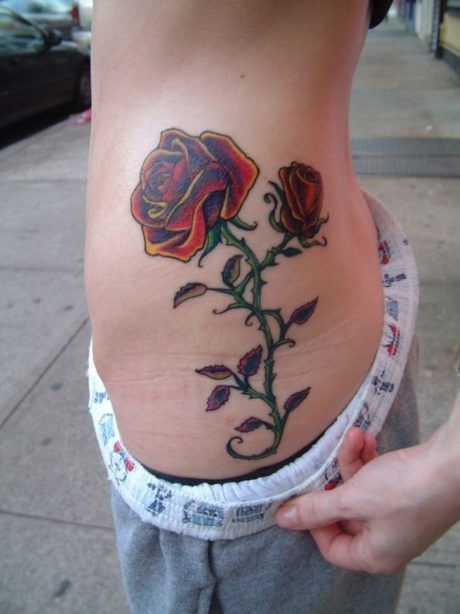 tatuagem-feminina-flores