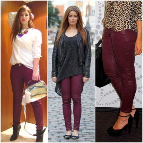 calça feminina cor vinho 4