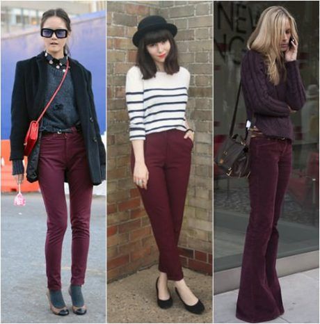 calça feminina cor vinho 6