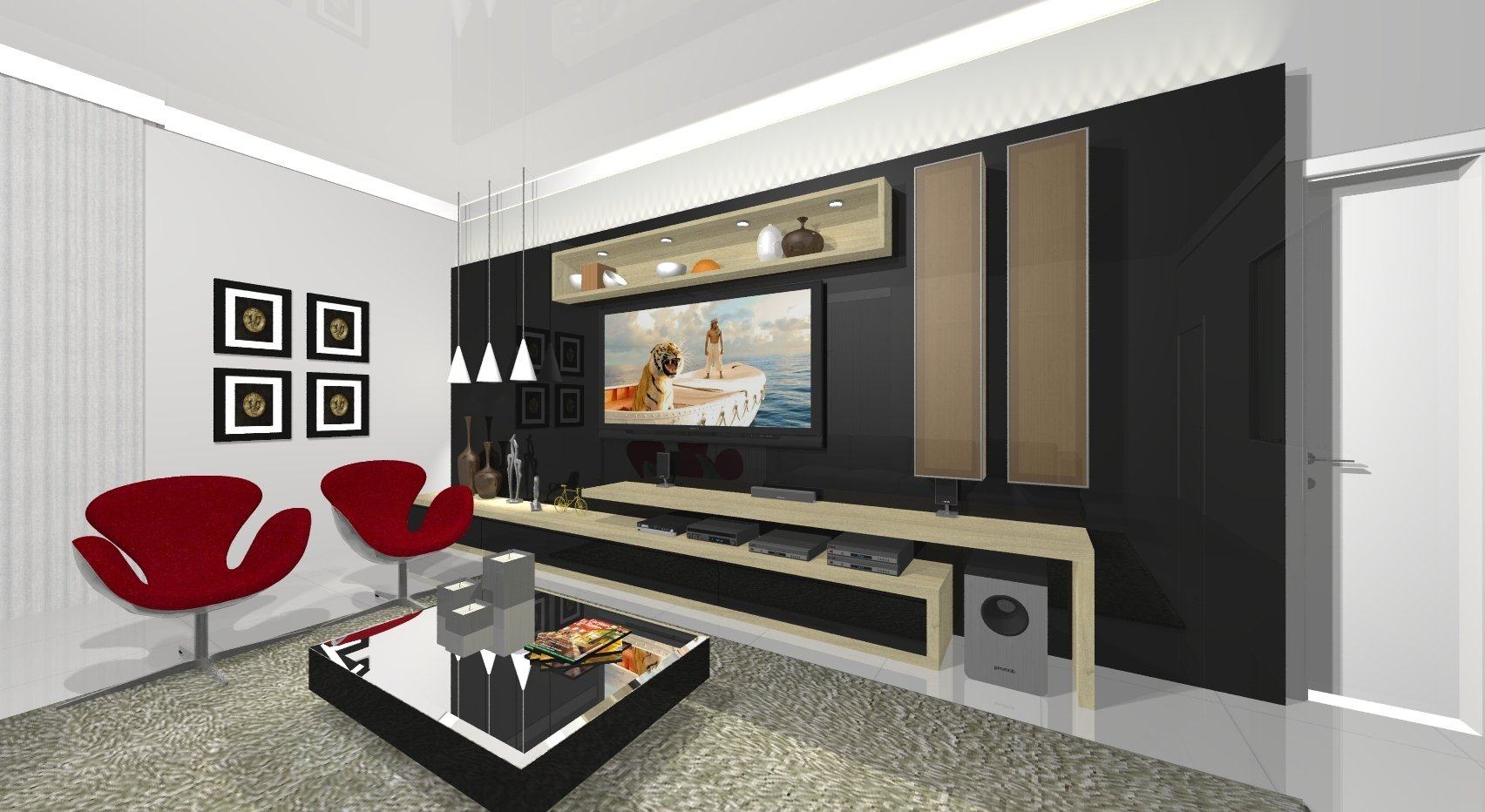 Home Para Sala De Tv Moderno ~ Tendo muito cuidado para que este ambiente fique disposto de maneira Home Para Sala De Tv Moderno ~ Tendo muito cuidado para que este ambiente fique disposto de maneira