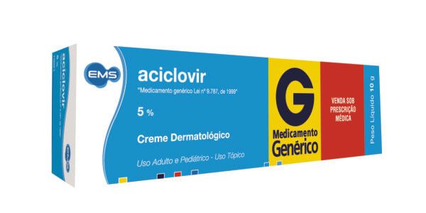Pomada herpes na boca